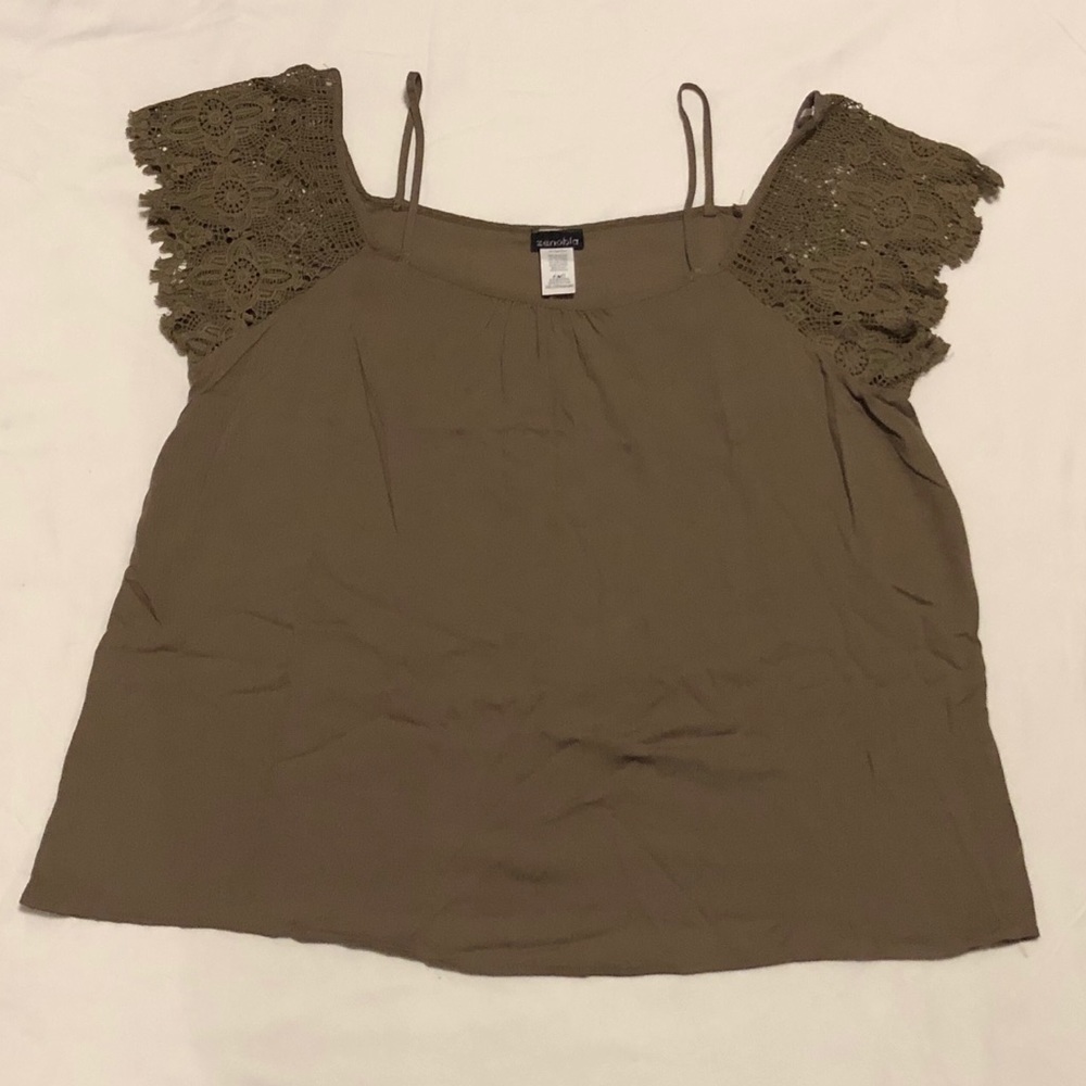 Lace Off The Shoulder Blouse